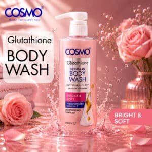GLUTATHIONE SERUM-IN BRIGHT & SOFT BODY WASH 500ML