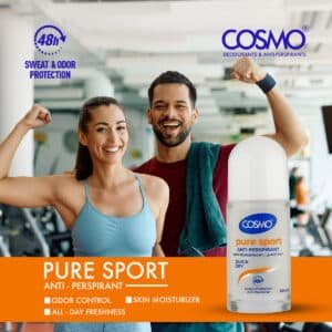 PURE SPORT QUICK DRY ANTI-PERSPIRANT DEODORANT ROLL ON 60ML